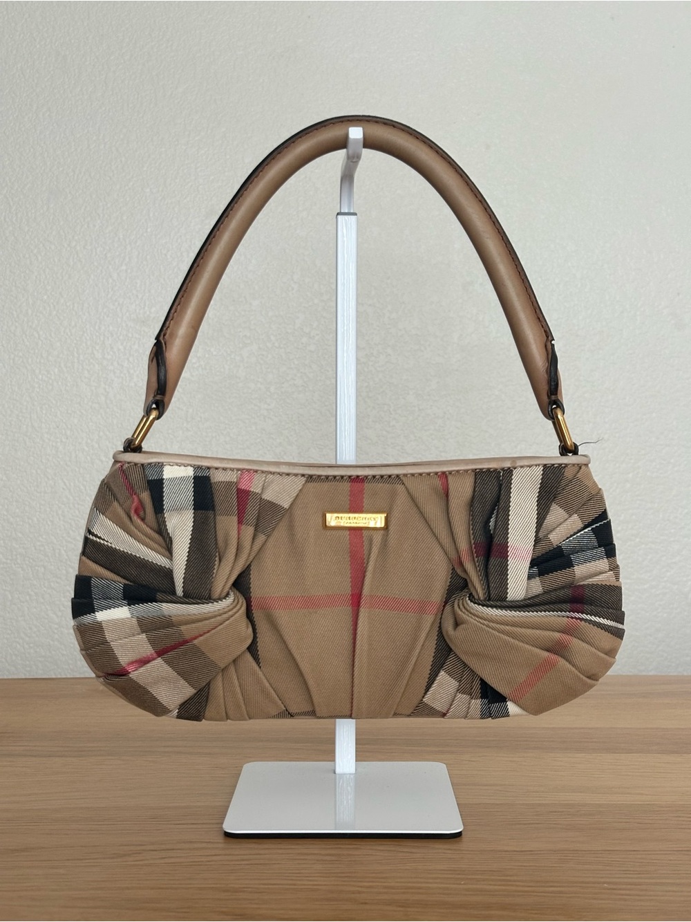 Burberry Prorsum Classic Check baguette bag